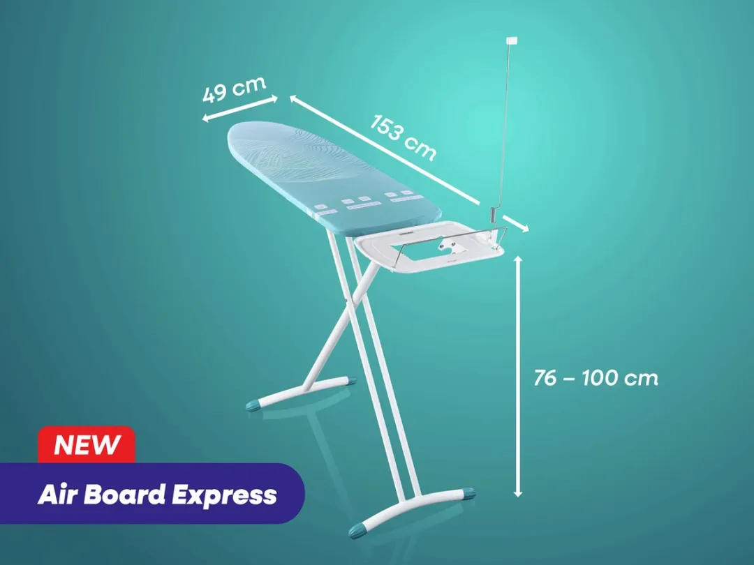 Leifheit Air Board Express M Solid Strijkplank 76209 - Turquoise