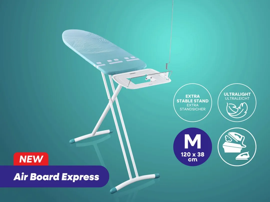 Leifheit Air Board Express M Solid Strijkplank 76209 - Turquoise