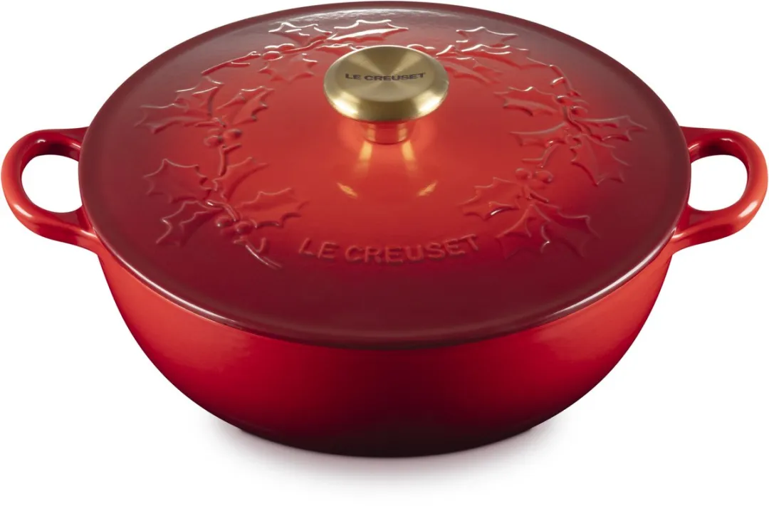 Le Creuset Marmite Holly 26cm 4,1L - Kersenrood