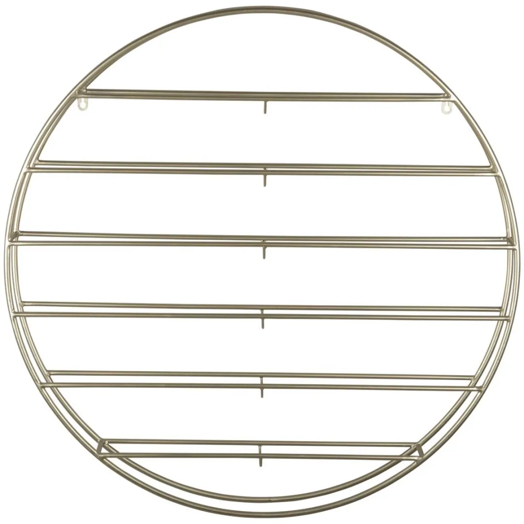 Present Time Wijnrek Redondo PT4271GD - 12 Flessen - 80x9x80cm - Goud