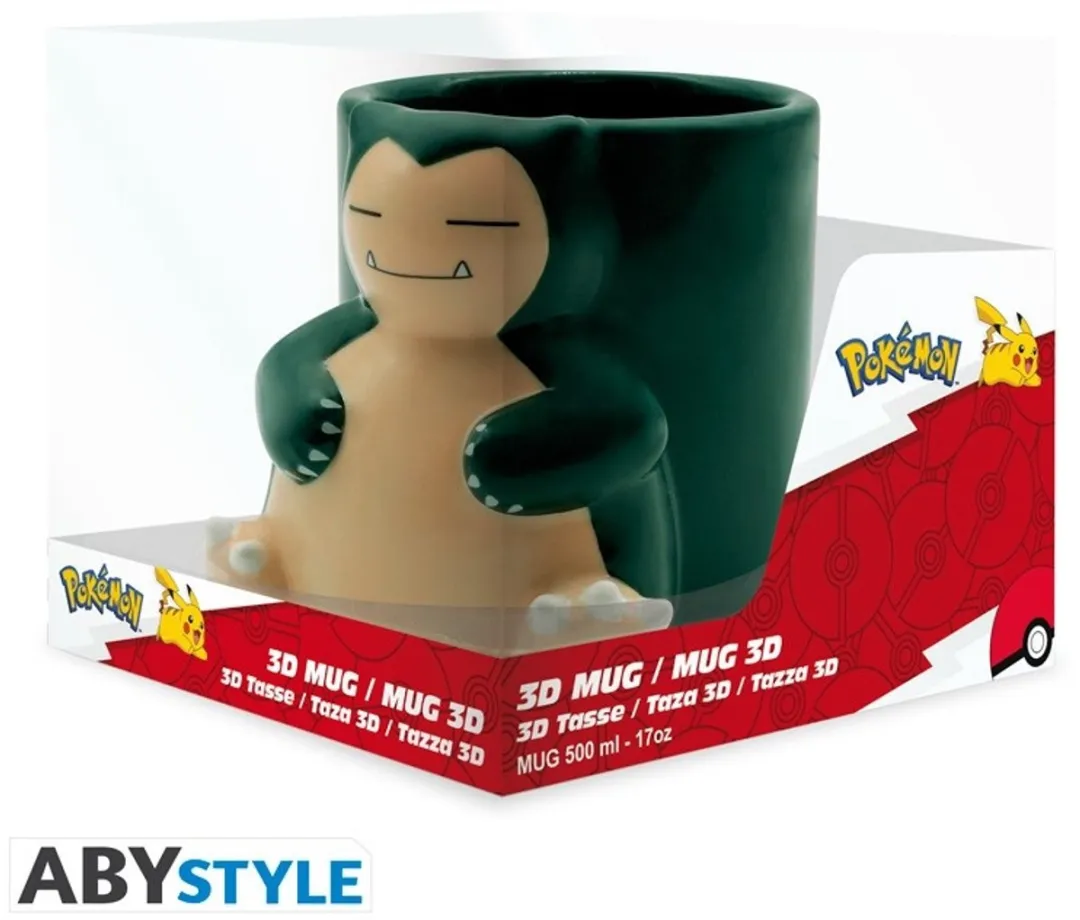Pokémon Snorlax 3D Mok - Meerkleurig - afbeelding 6 van 6