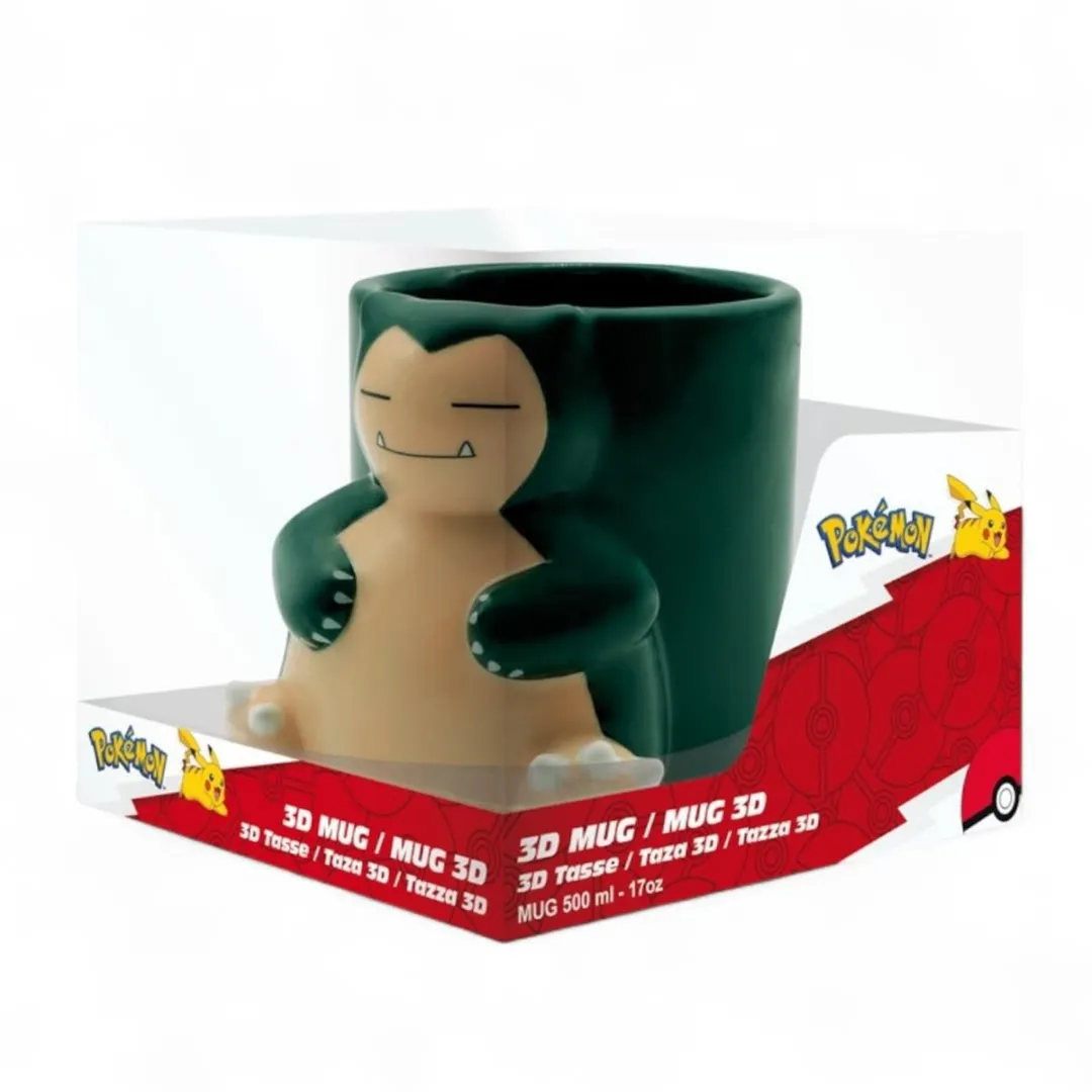 Pokémon Snorlax 3D Mok - Meerkleurig