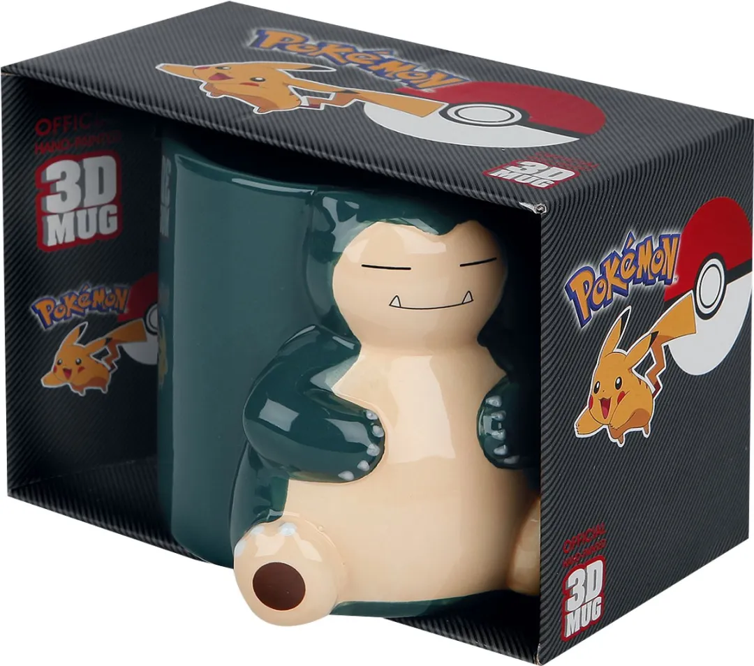 Pokémon Snorlax 3D Mok - Meerkleurig