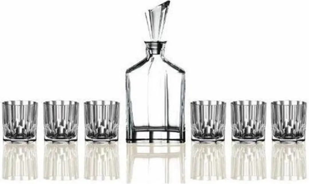 Nachtmann Aspen Whiskyset 7-delig - Transparant