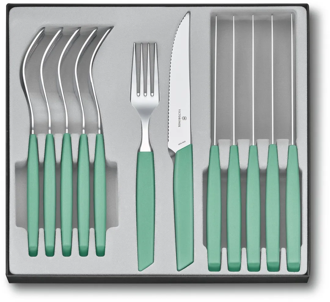 Victorinox Swiss Modern Bestekset 12-delig - Pastel Groen