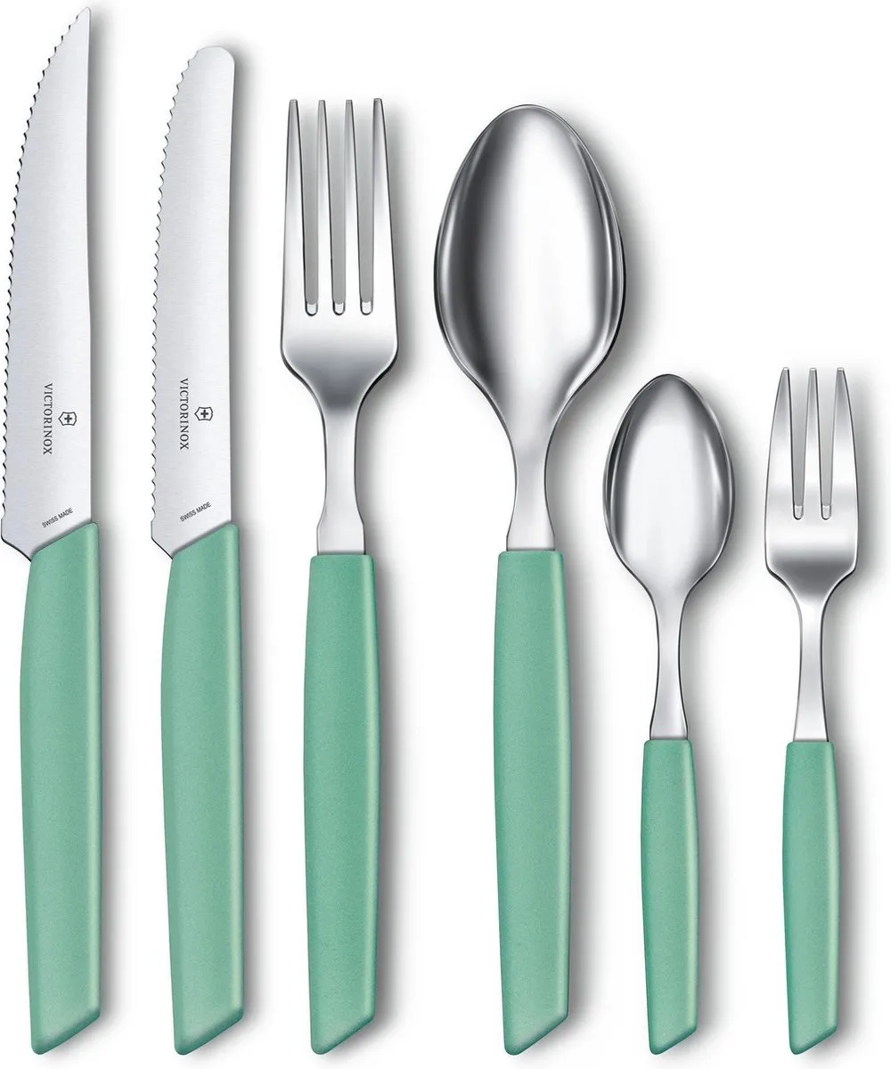 Victorinox Swiss Modern Bestekset 12-delig - Pastel Groen