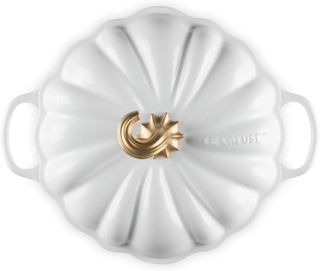 Le Creuset Braadpan Signature Pompoen Wit 24cm