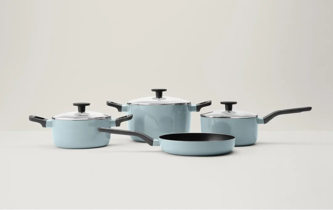 BergHOFF 7-delige Slate Kookpottenset - PFAS-vrij - Blauw