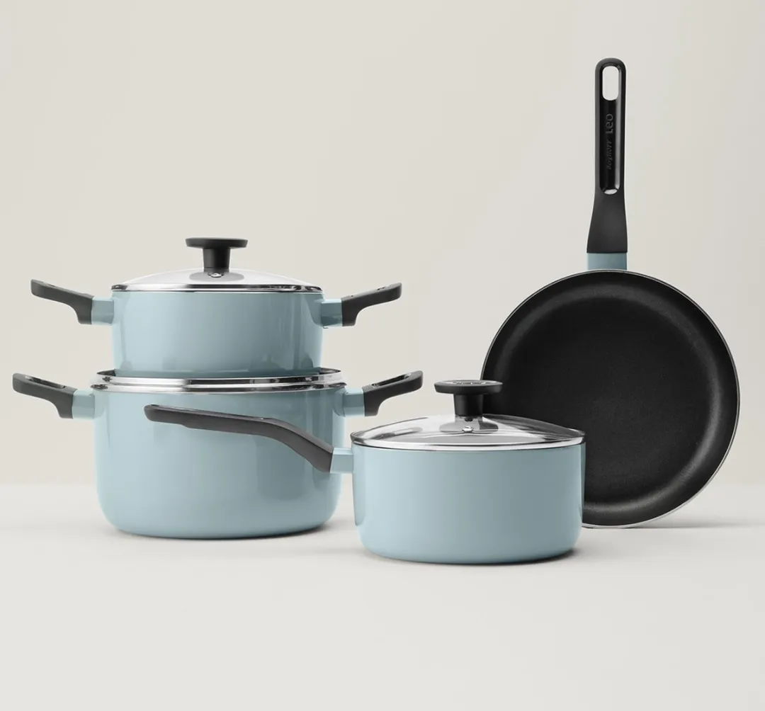 BergHOFF 7-delige Slate Kookpottenset - PFAS-vrij - Blauw