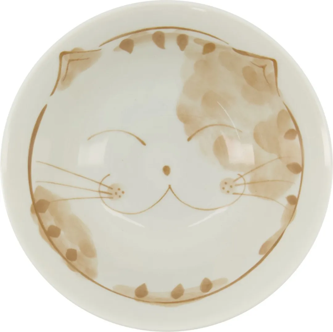 Tokyo Design Studio Kawaii Groene Kom Neko Kat - 15cm - 500ml