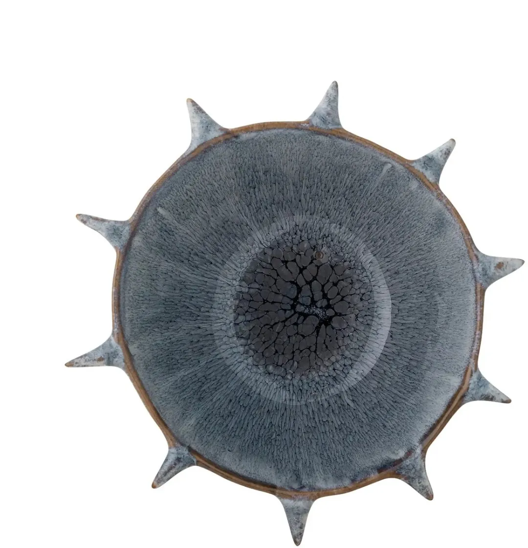 Bloomingville Edie Aardewerk Schaal - 22,5 cm - Blauw