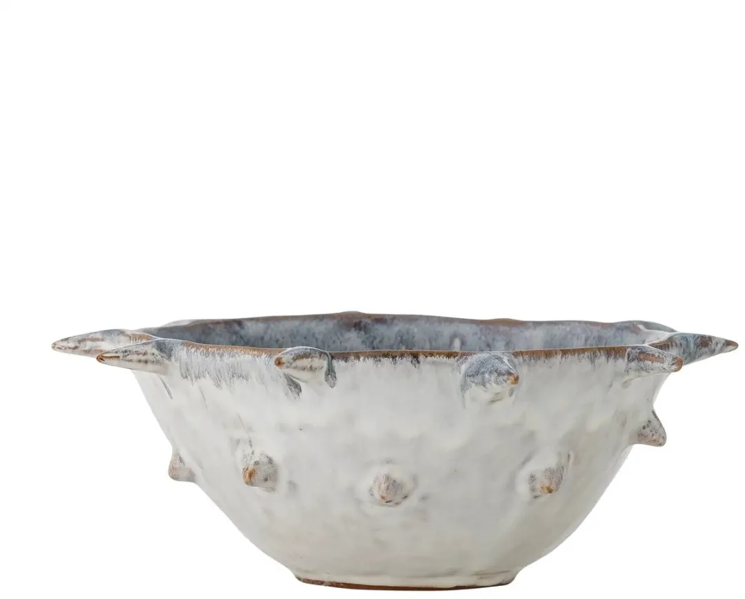 Bloomingville Edie Aardewerk Schaal - 22,5 cm - Blauw