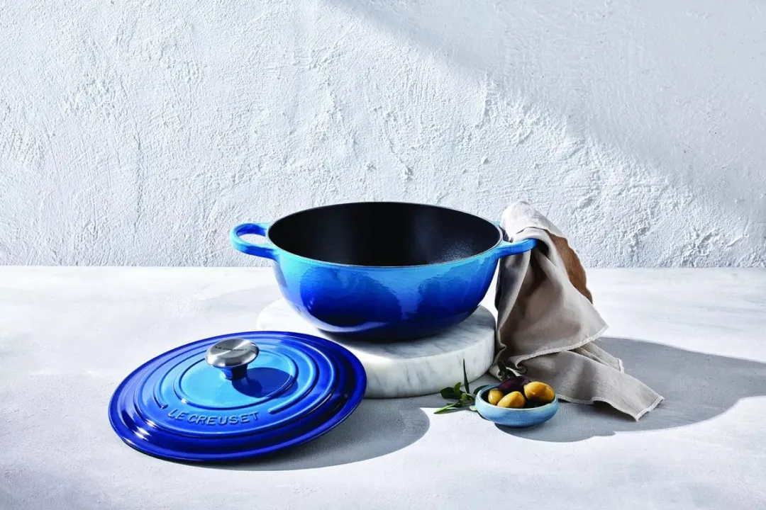 Le Creuset Braadpan Signature Azure - Ø26cm - 4,1L - afbeelding 6 van 6