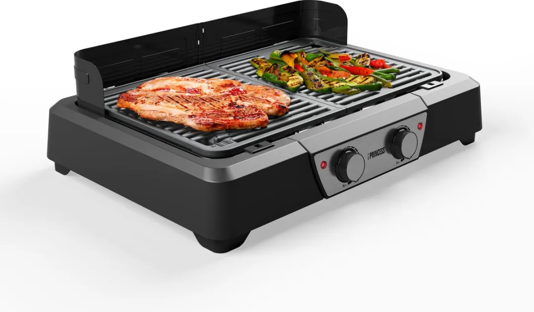 Princess BBQ Tafelgrill 112254 - 2000W - Zwart