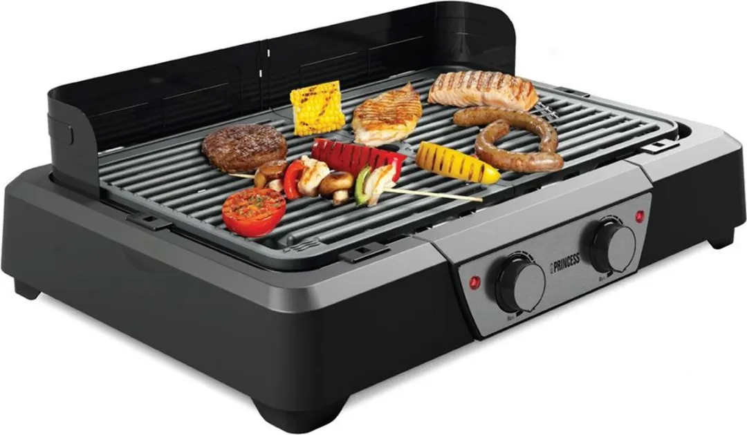 Princess BBQ Tafelgrill 112254 - 2000W - Zwart