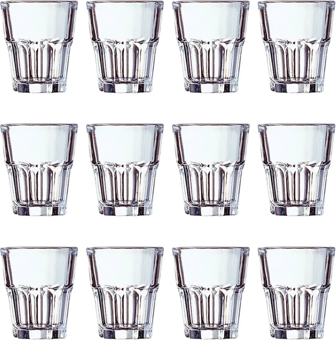 Arcoroc Granity Shotglas 4,5 Cl - 12 Stuks