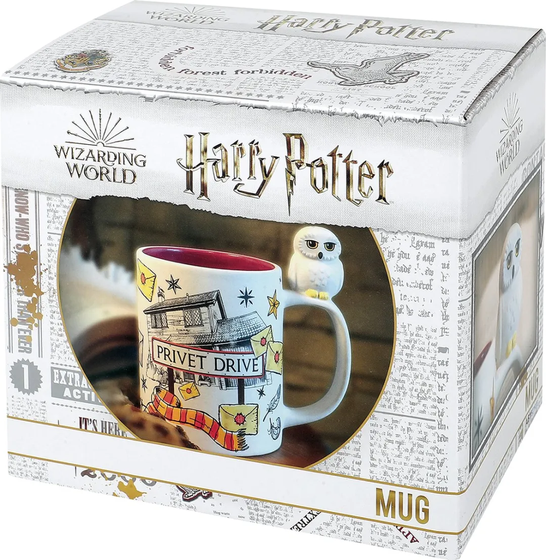Harry Potter Hedwig & Privet Drive Kop - Multicolor
