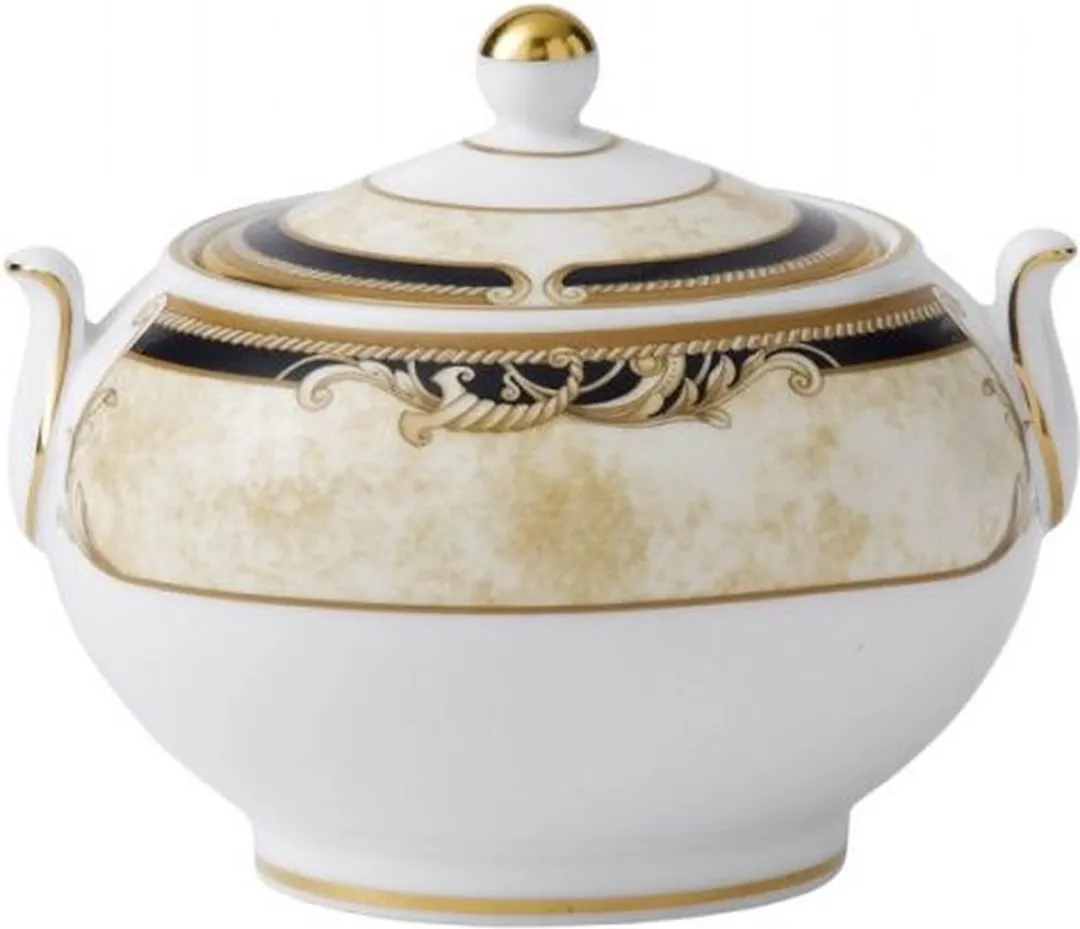 Wedgwood Cornucopia Suikerpotje - Zwart