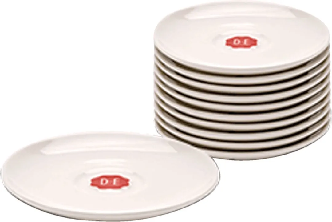 Schotel Douwe Egberts universeel wit | 12 stuks