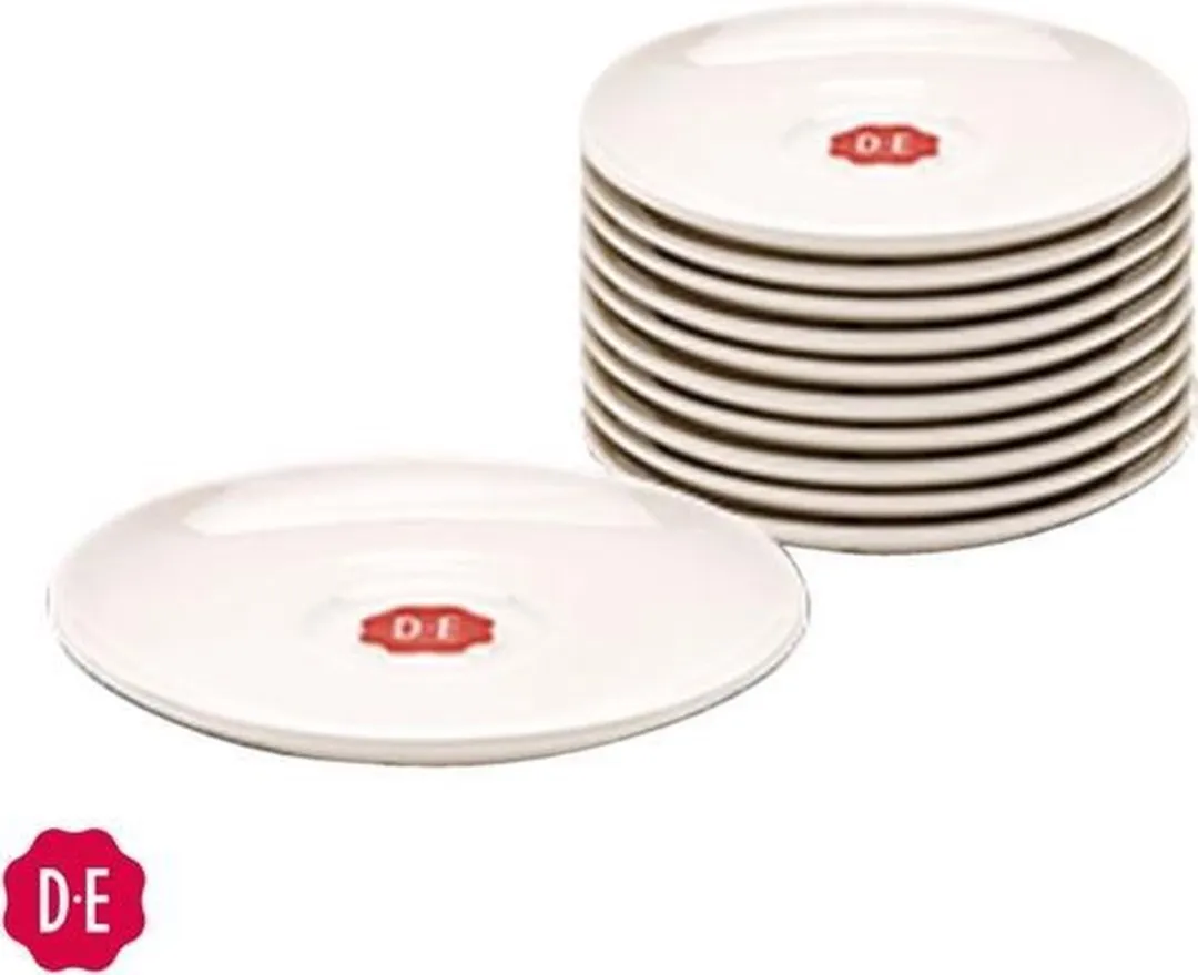 Schotel Douwe Egberts universeel wit | 12 stuks