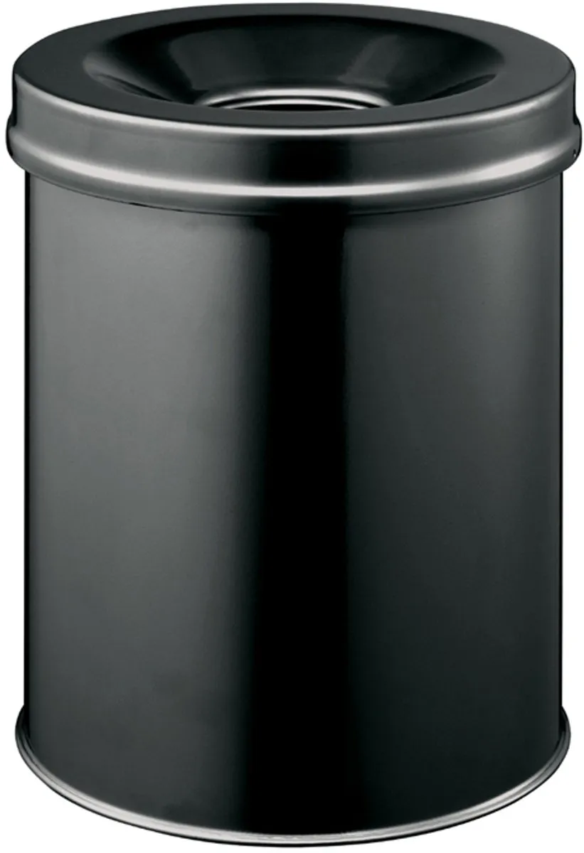 Durable Safe Vuilnisbak 30L - Brandveilig - Zwart