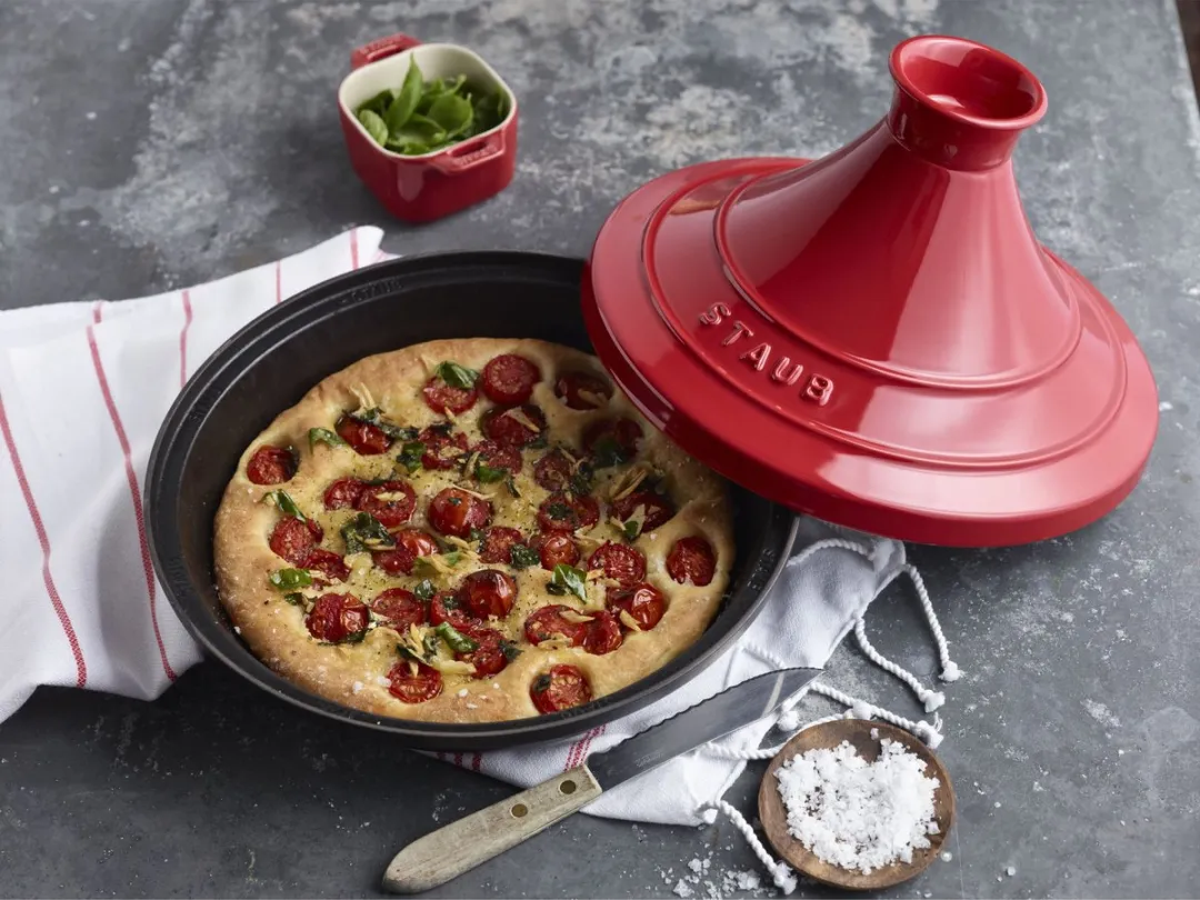 Staub Tajine 28cm - Zwart-Kers - afbeelding 6 van 6