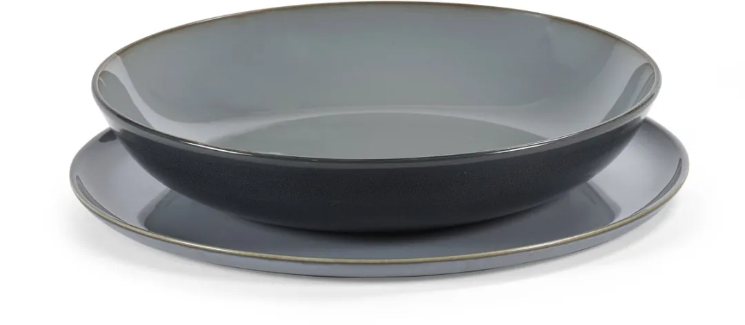 Serax Anita Le Grelle Terres de Rêves Serviesset Smokey Blauw 8-delig