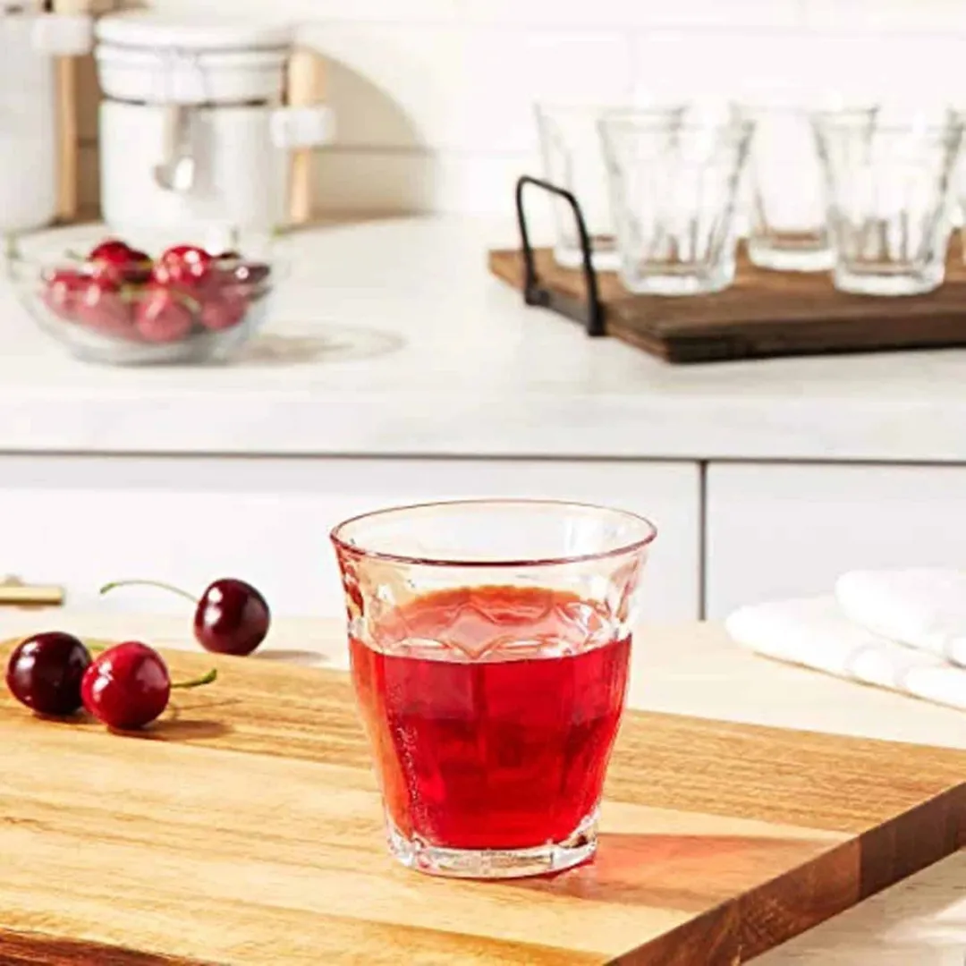 Drinkglazen/waterglazen Picardie - 6x stuks - helder transparant glas - 200 ML - Koffie/thee/fris - hardglas