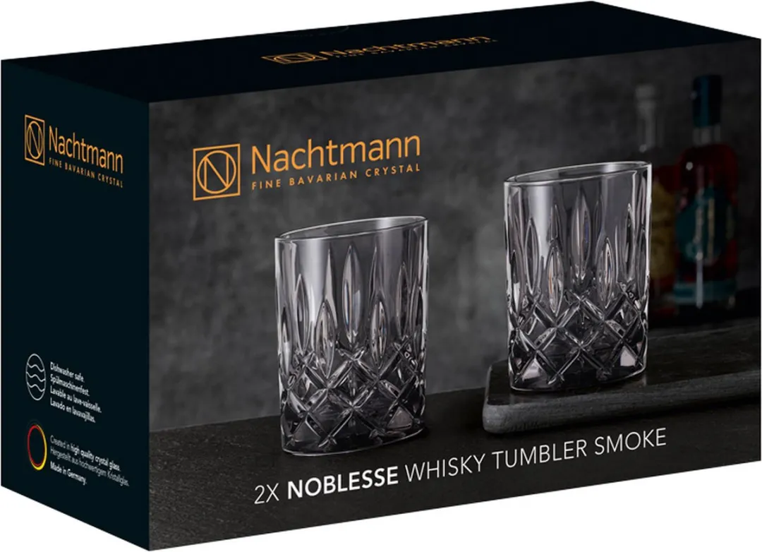 Nachtmann - Whiskyglazen 'Noblesse' - Smoke - 295 ml - set 2 stuks