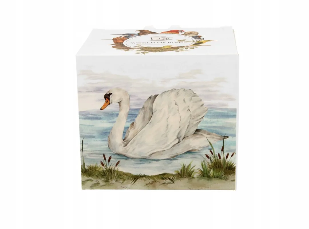 Cosy&Trendy Porseleinen Mok Zwaan 650ml - Wit