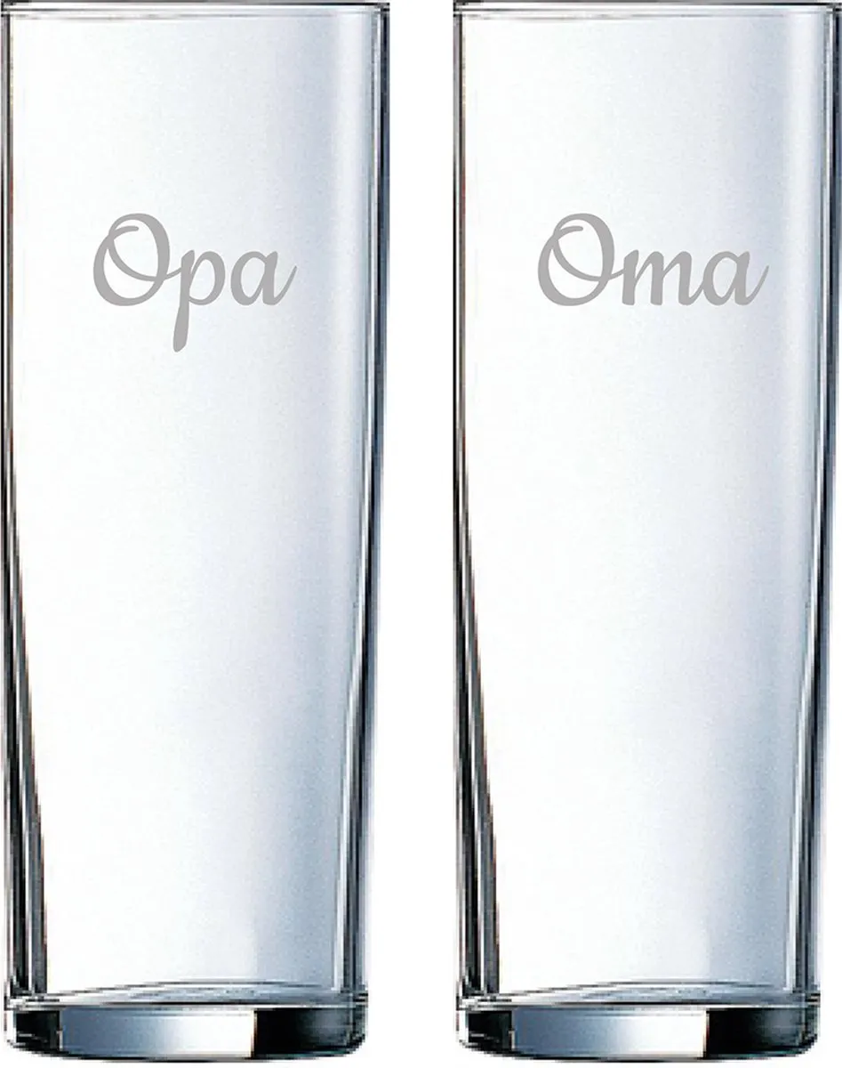 Arcoroc Gegraveerd Longdrinkglas 31cl Opa & Oma