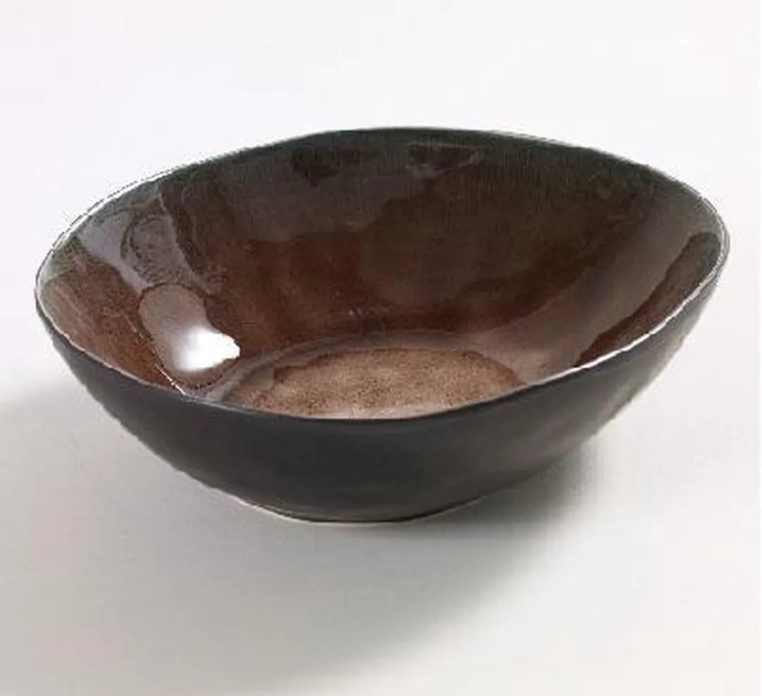 Serax Pascale Naessens Kom Oval Large 20x17xH5,5cm - Bruin