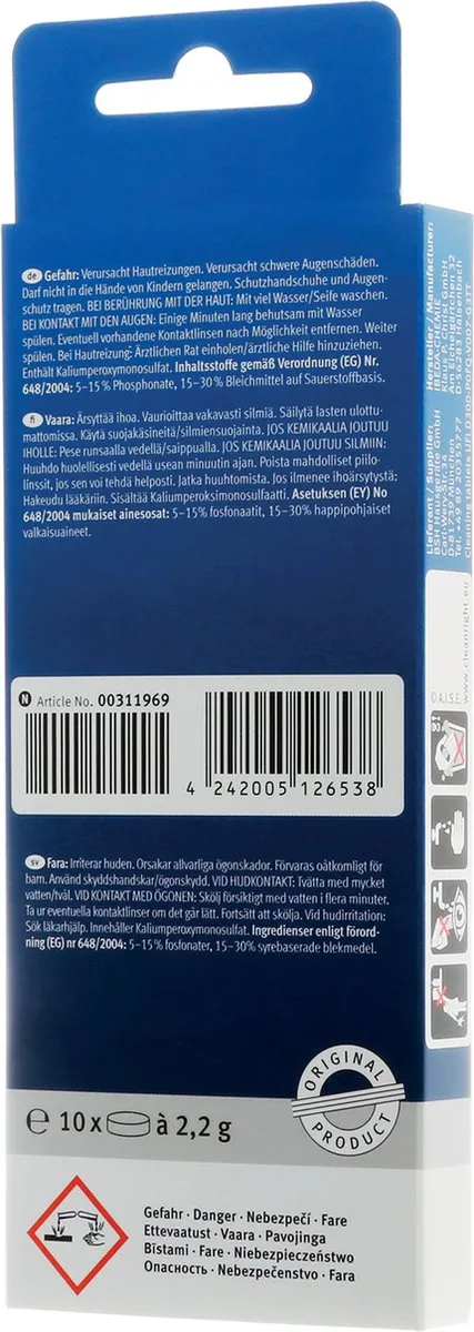 Siemens Reinigingstabletten 311940 - 10 Stuks