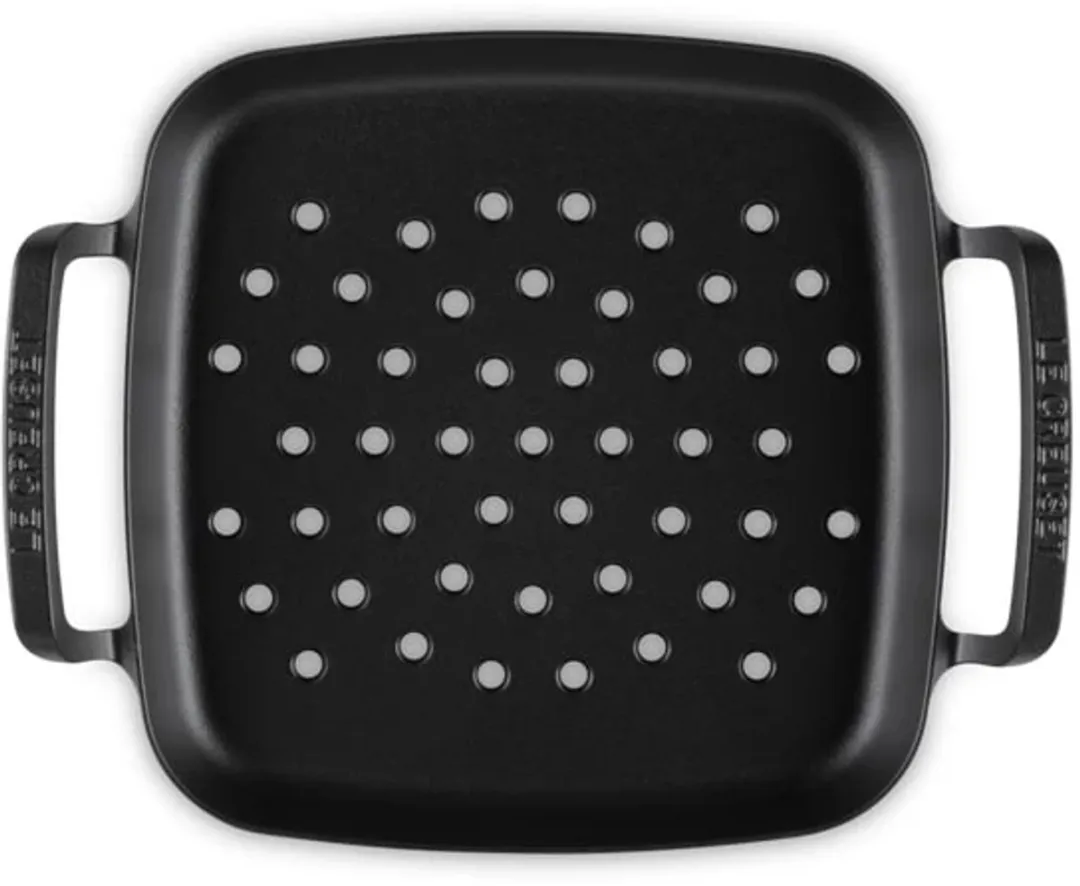 Le Creuset Outdoor Vierkante Grillpan 30cm - Zwart