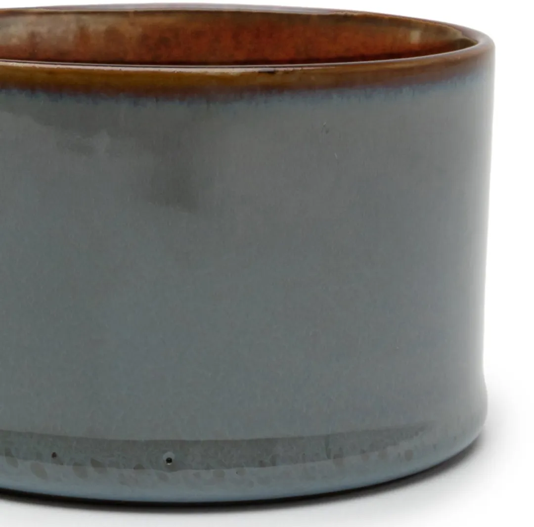 Serax Terres de Rêves Beker Smokey Blue/Rust - 8 Stuks
