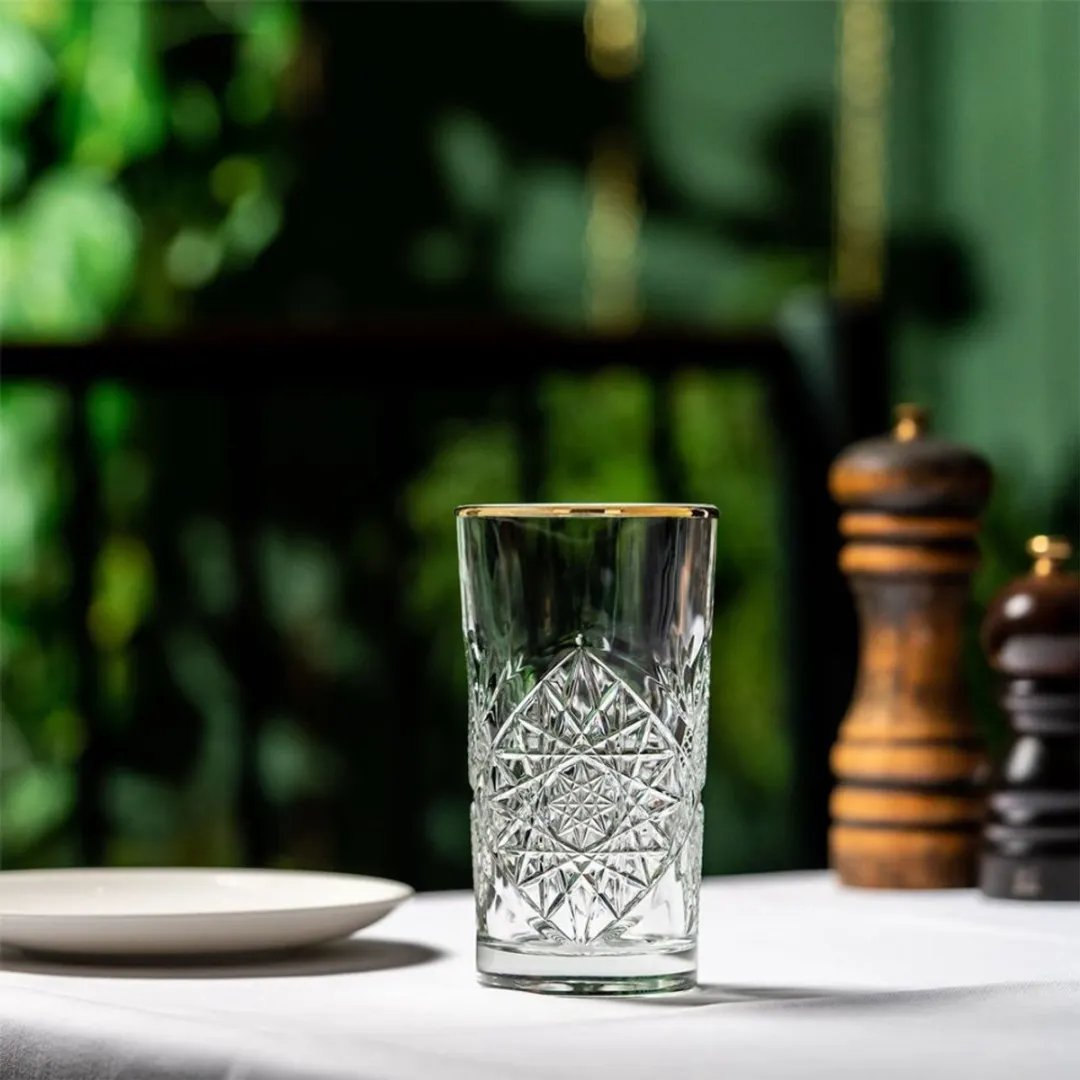 Libbey Hobstar Longdrinkglas Goud - 6 Stuks