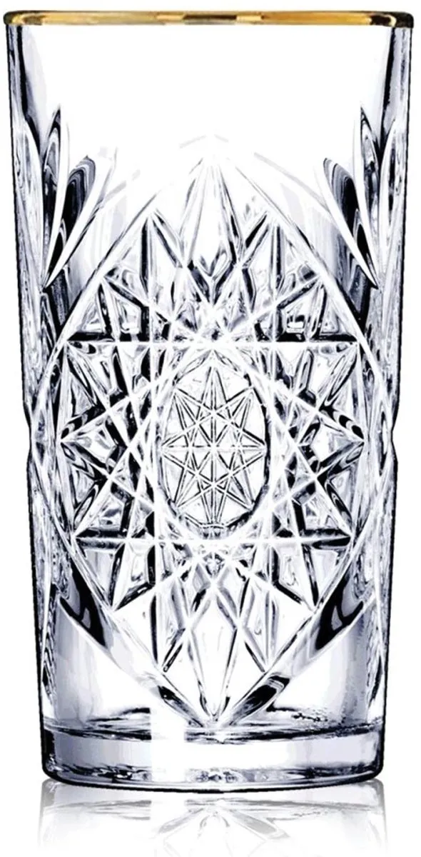 Libbey Hobstar Longdrinkglas Goud - 6 Stuks