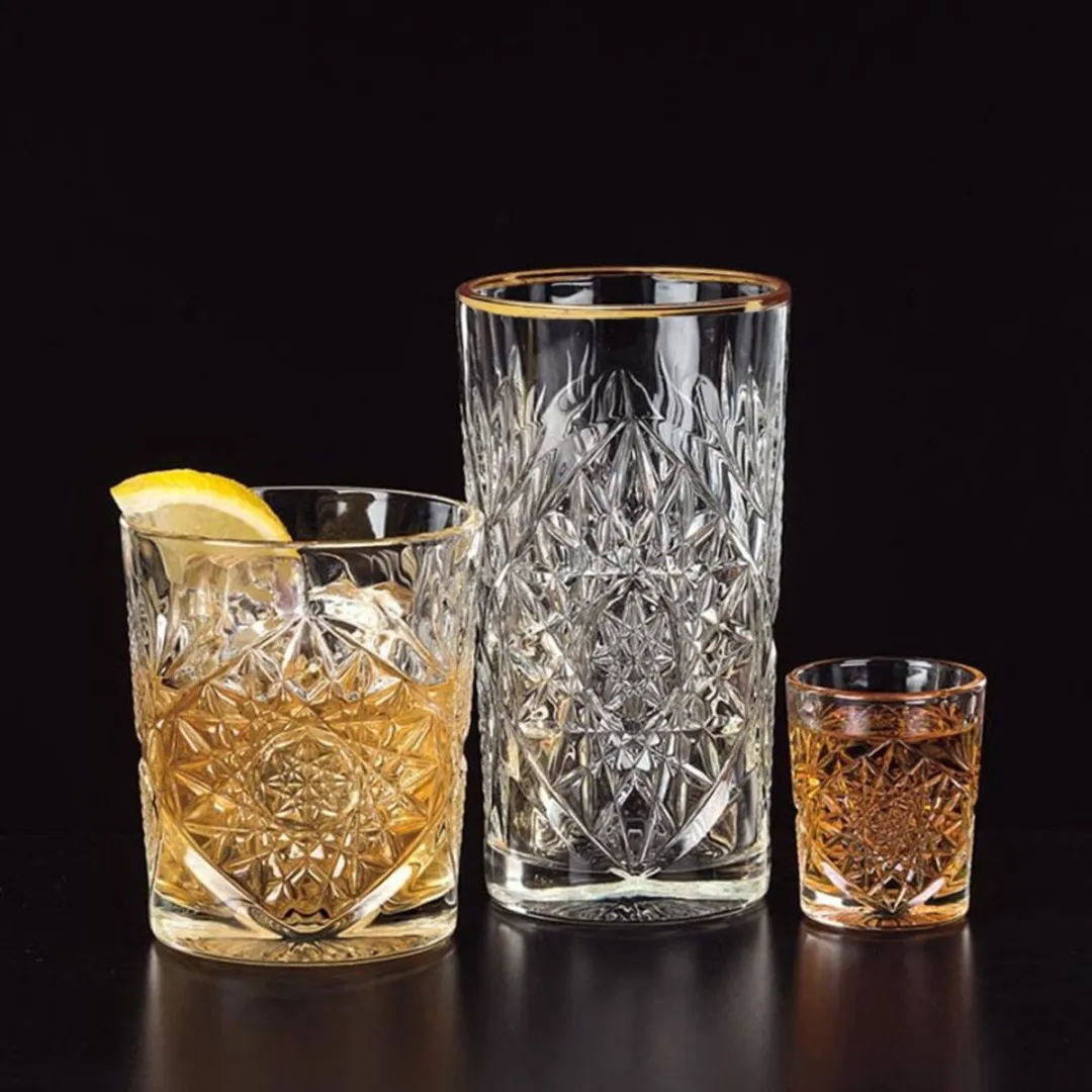 Libbey Hobstar Longdrinkglas Goud - 6 Stuks