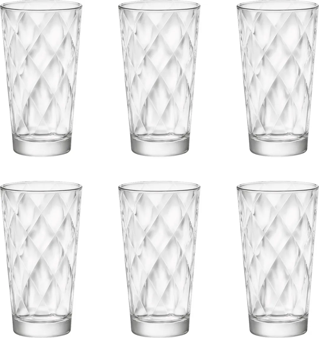 Bormioli Rocco Kaleido Longdrinkglas 37cl - Set van 6