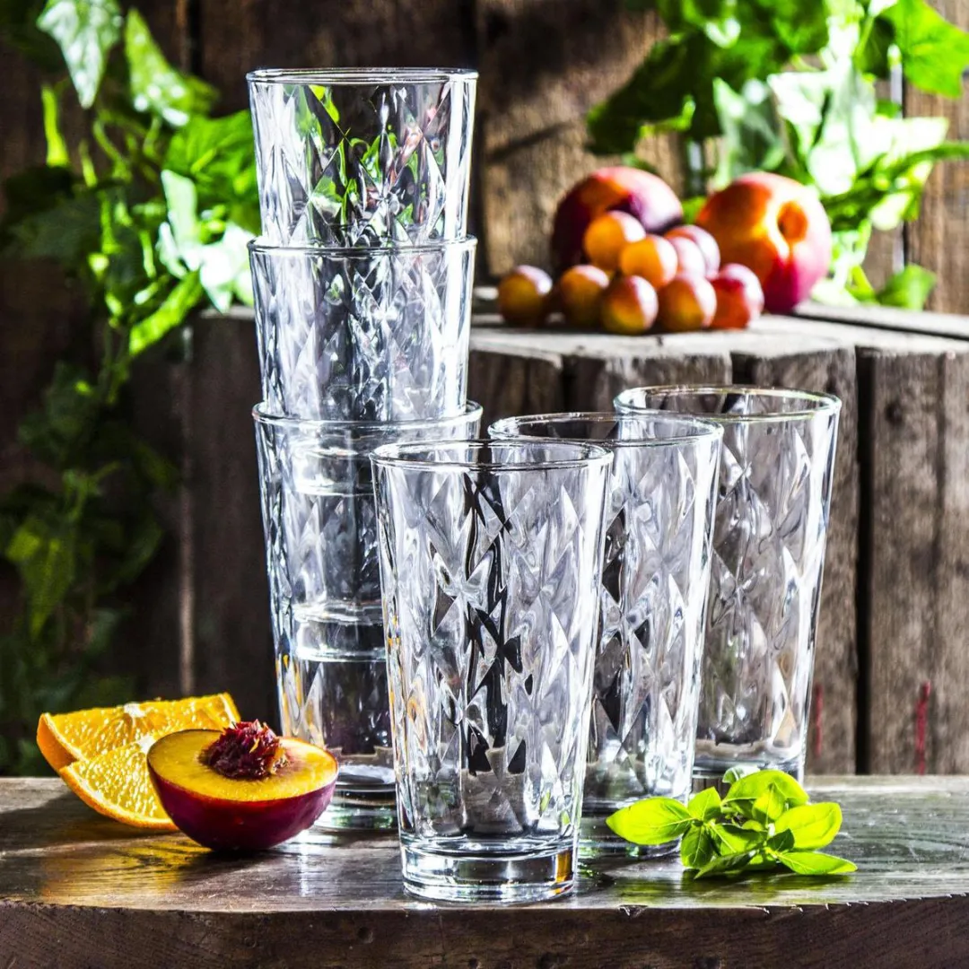Bormioli Rocco Kaleido Longdrinkglas 37cl - Set van 6