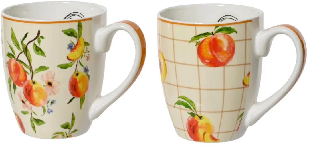 Decoris Mok Porselein 400ml - Oranje