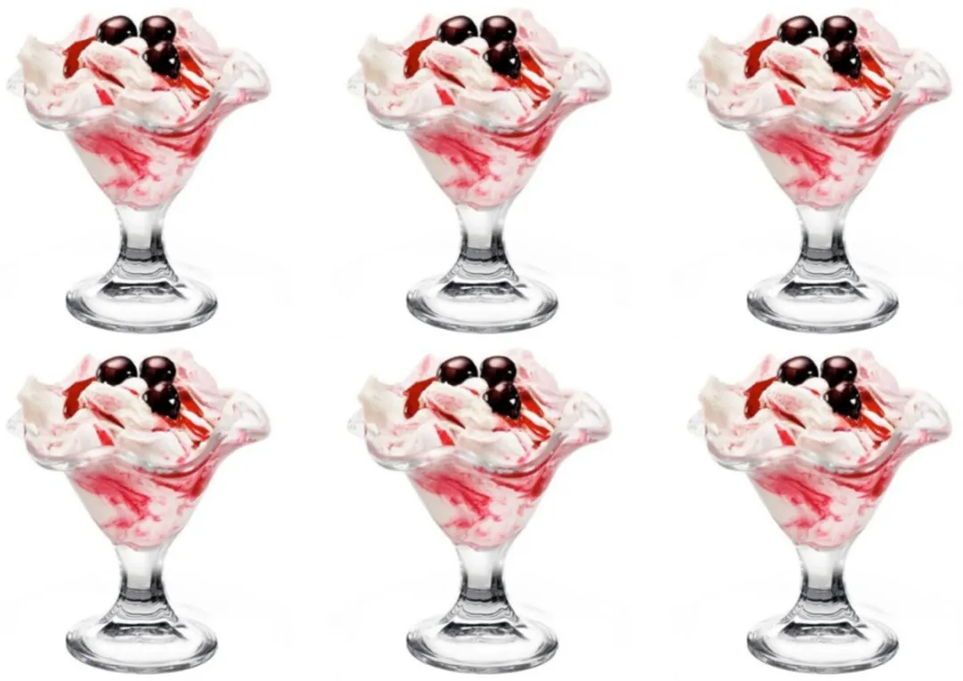 Bormioli Rocco Primavera IJscoupe Amuse Glas - 240ml - Set van 6