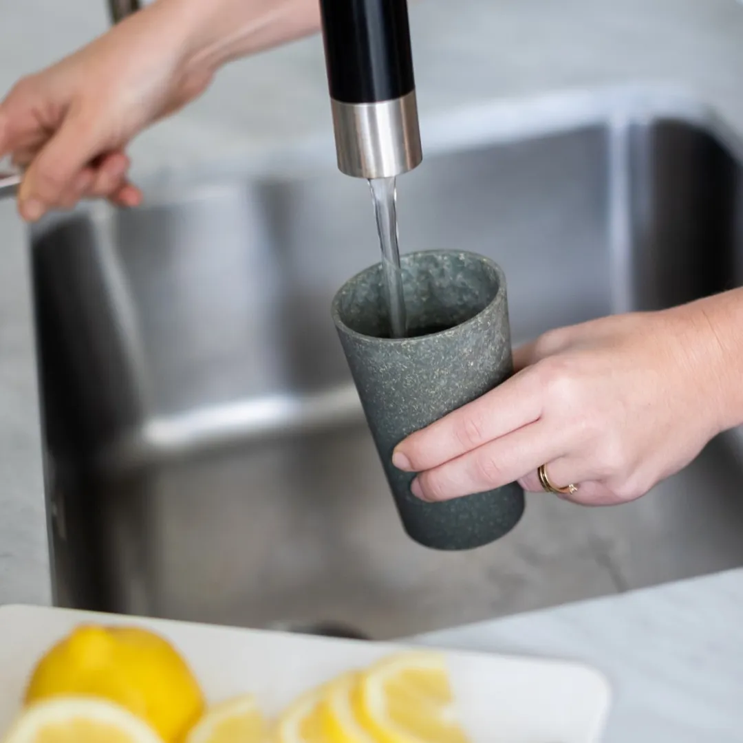 Koziol Connect Drinkbekers 350ml - 2 Stuks - Grijs