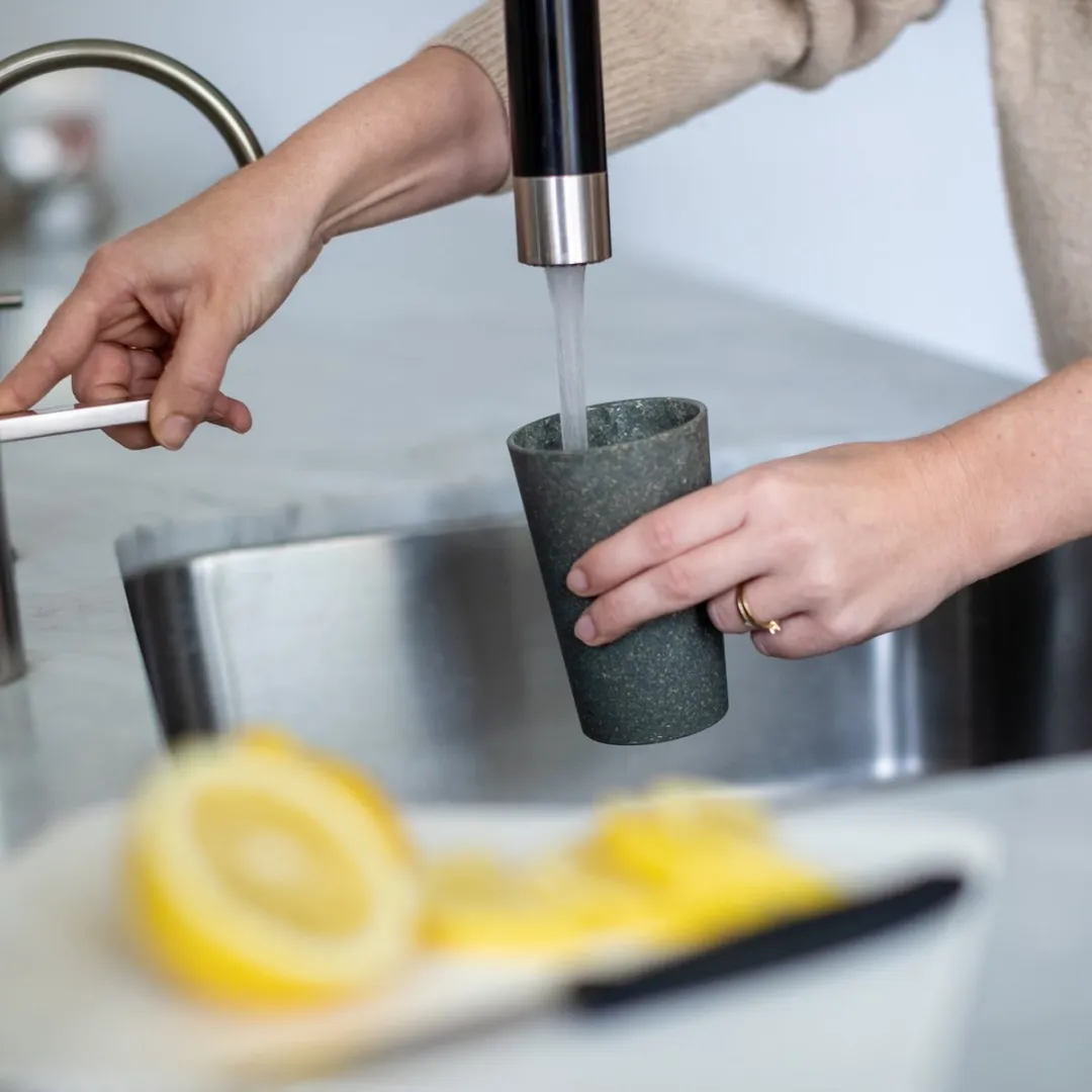 Koziol Connect Drinkbekers 350ml - 2 Stuks - Grijs