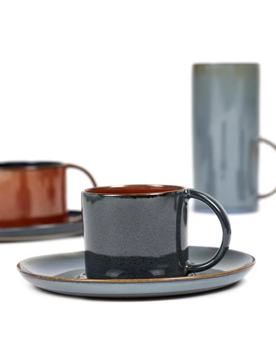 Serax Terres de Rêves Espressokopje Ø6cm - Dark Blue - B5117303B