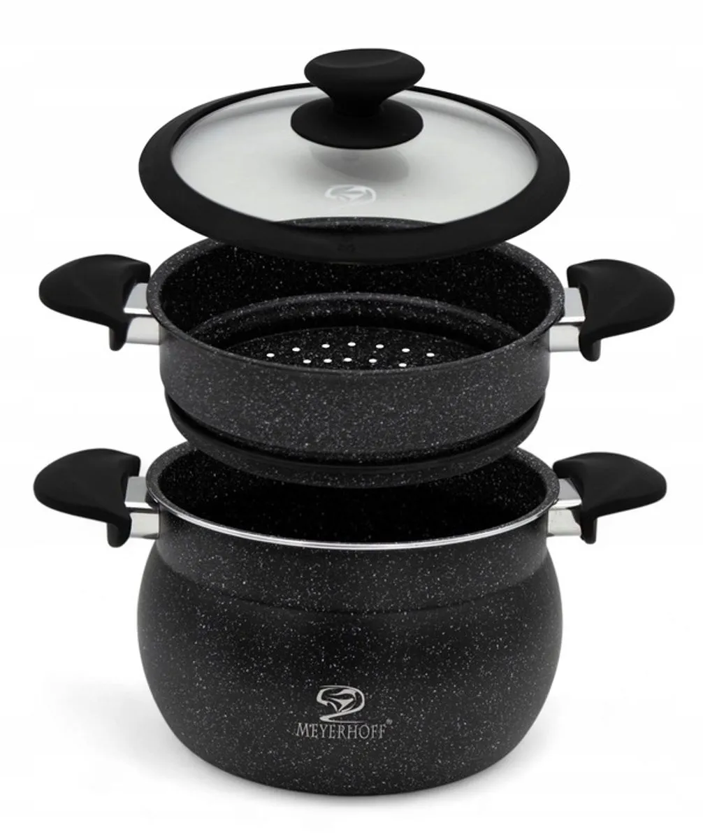 Meyerhoff Stoompannenset 3-delig Ø20cm