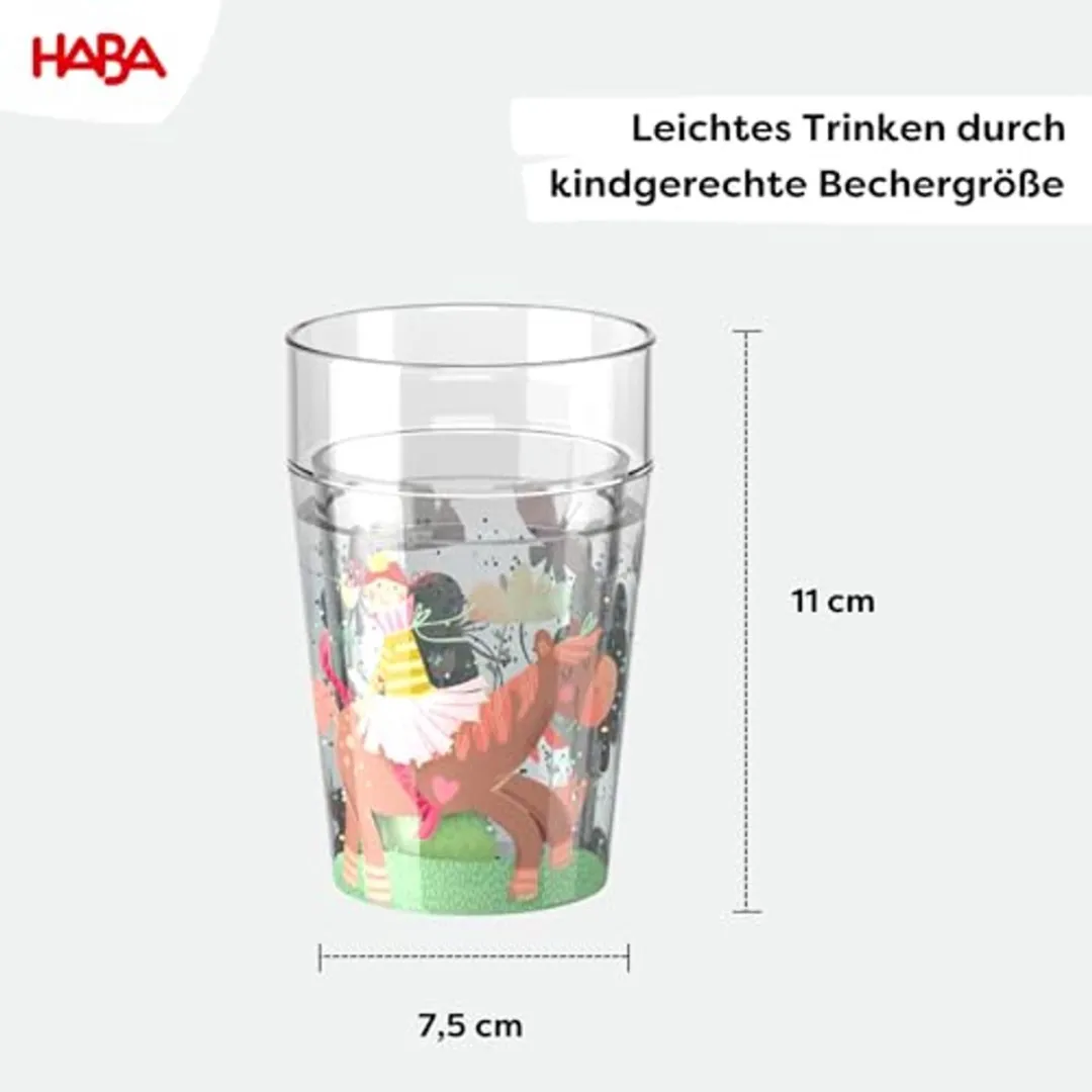 Haba Glitterbeker Prinses Rijdt Paard 150ml - MPN 2012447004