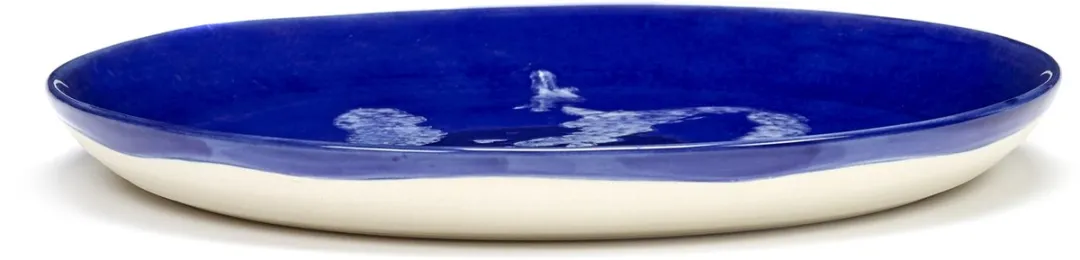 Serax Ottolenghi Feast Bord S - 19cm - Donkerblauw/Wit - 2 Stuks