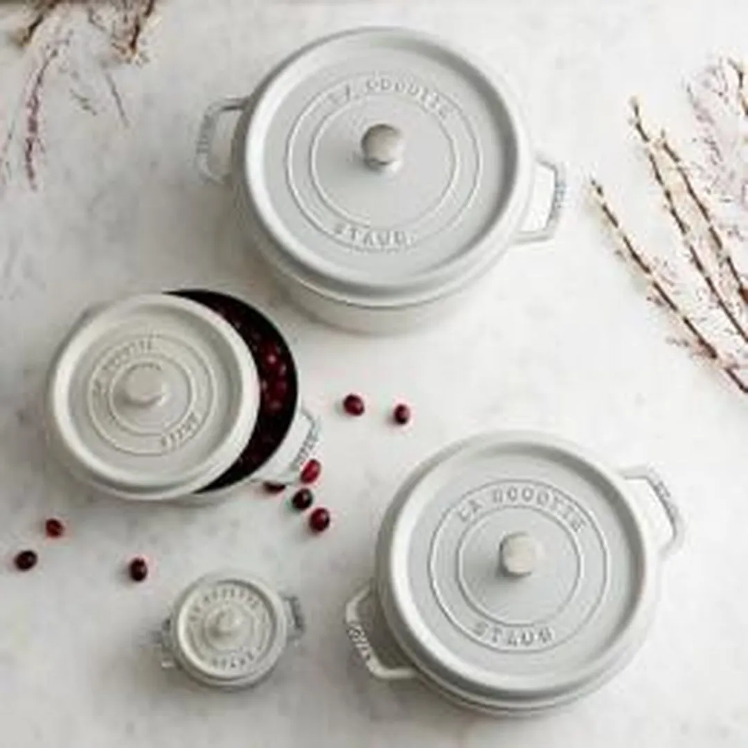 Staub Braadpan/Cocotte Wit Truffel - 24cm - 3.8L