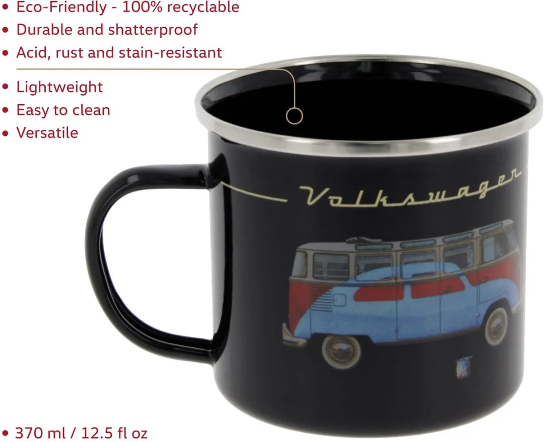 Volkswagen T1 Bus Mok 500ml - Zwart - afbeelding 6 van 6